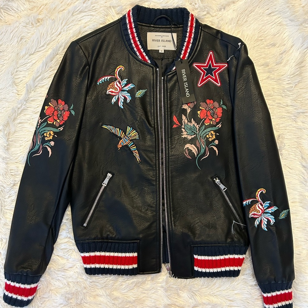 River Island Faux Leather Jacket